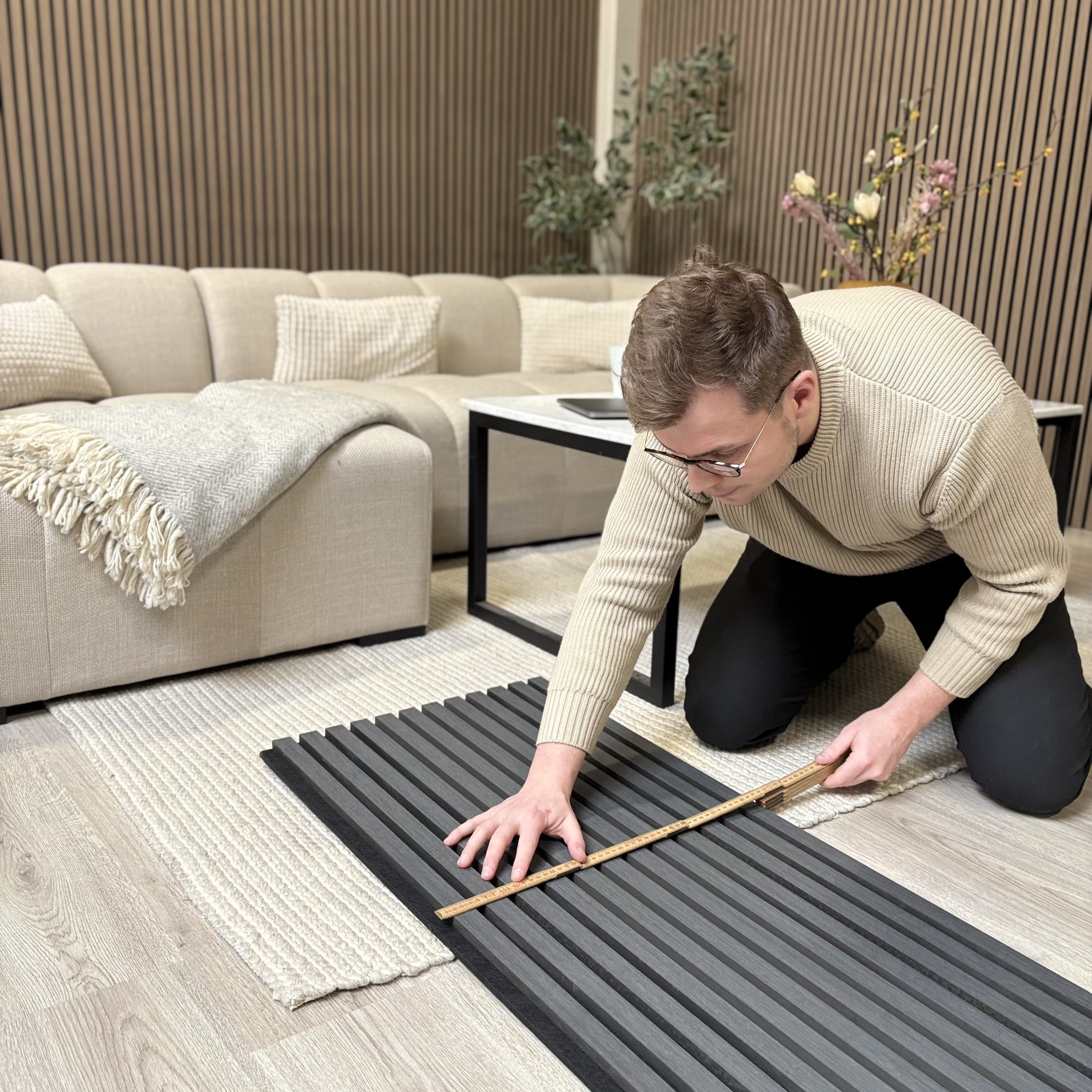 Akustikpanel opsætning