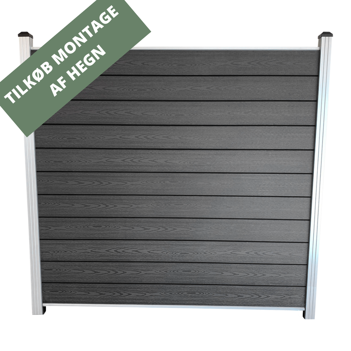 Komposithegn sølv 180 cm