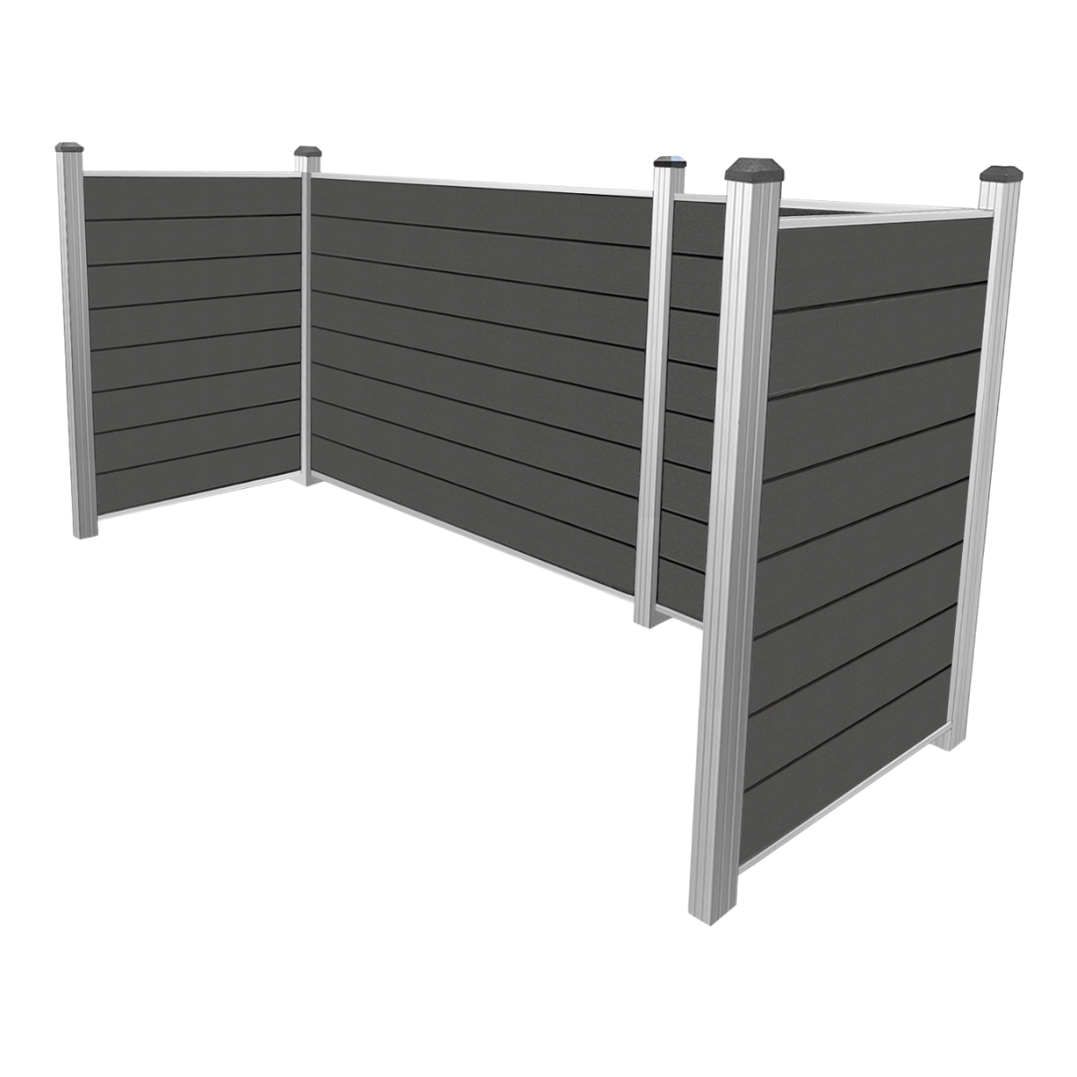 Skraldespandsskjuler sort