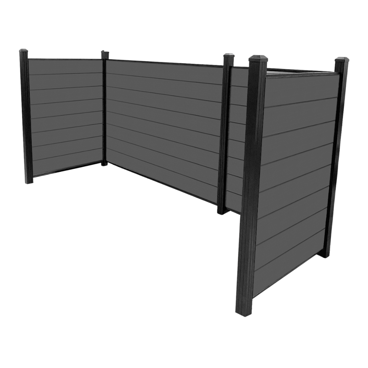 Skraldespandsskjuler sort