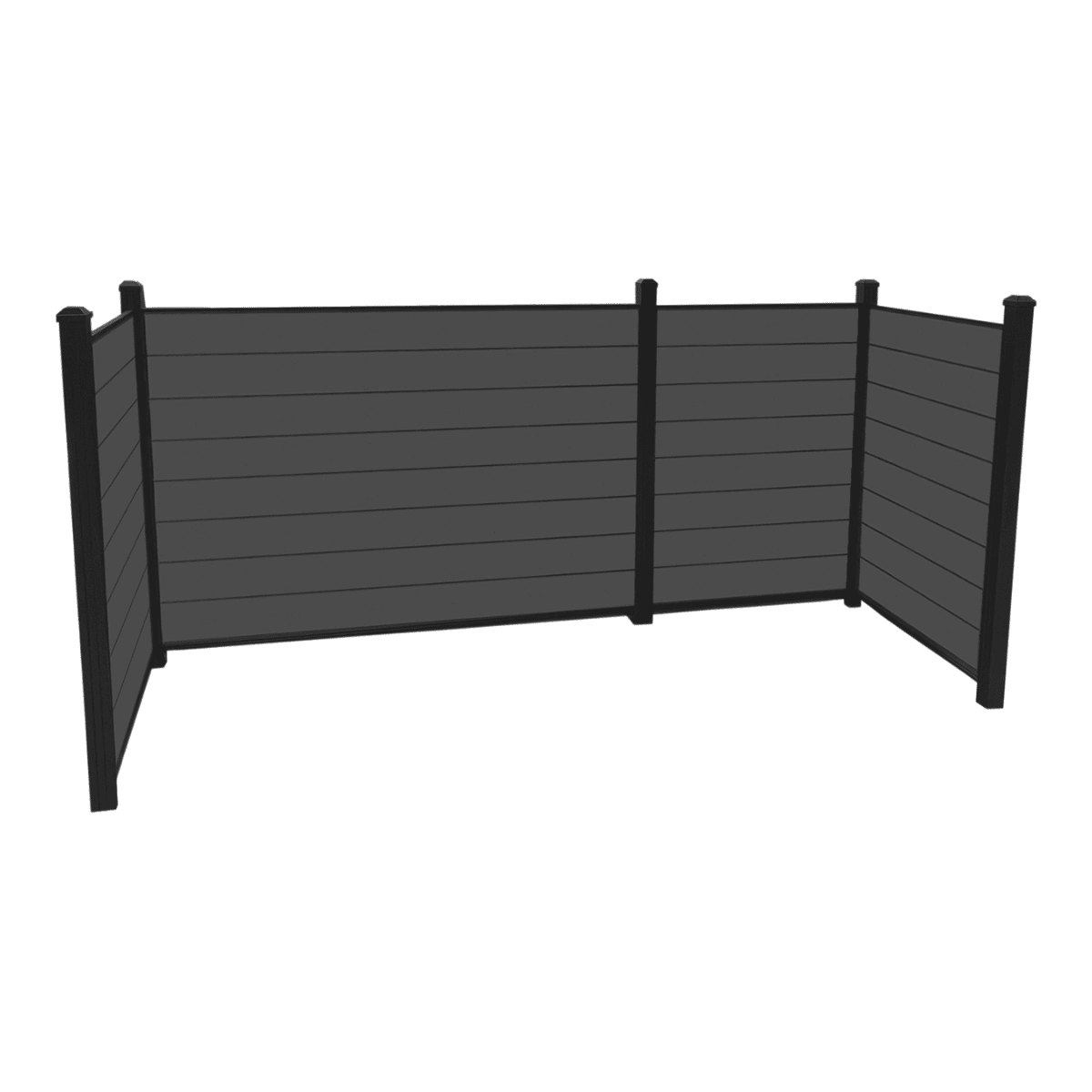 Skraldespandsskjuler sort