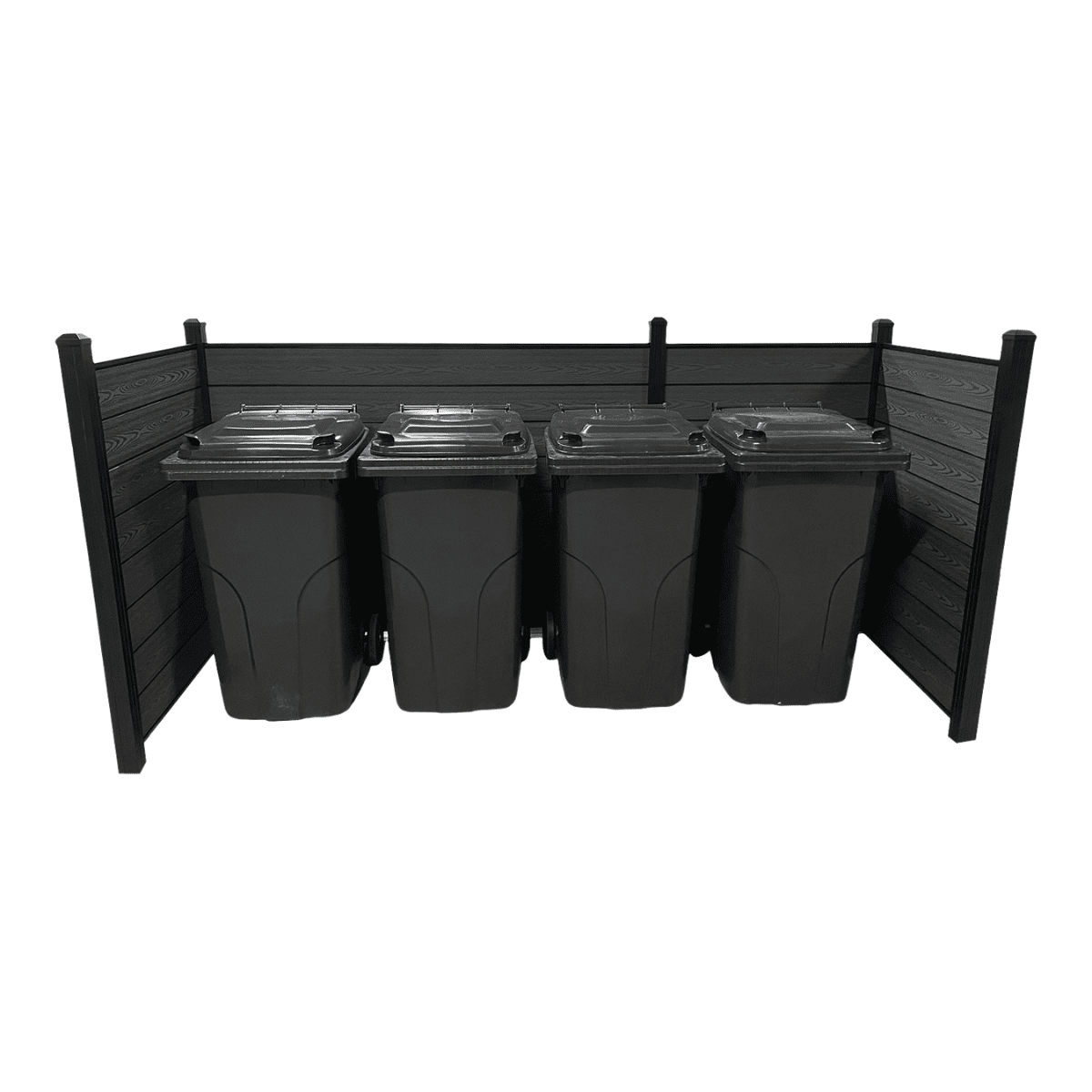 Skraldespandsskjuler sort