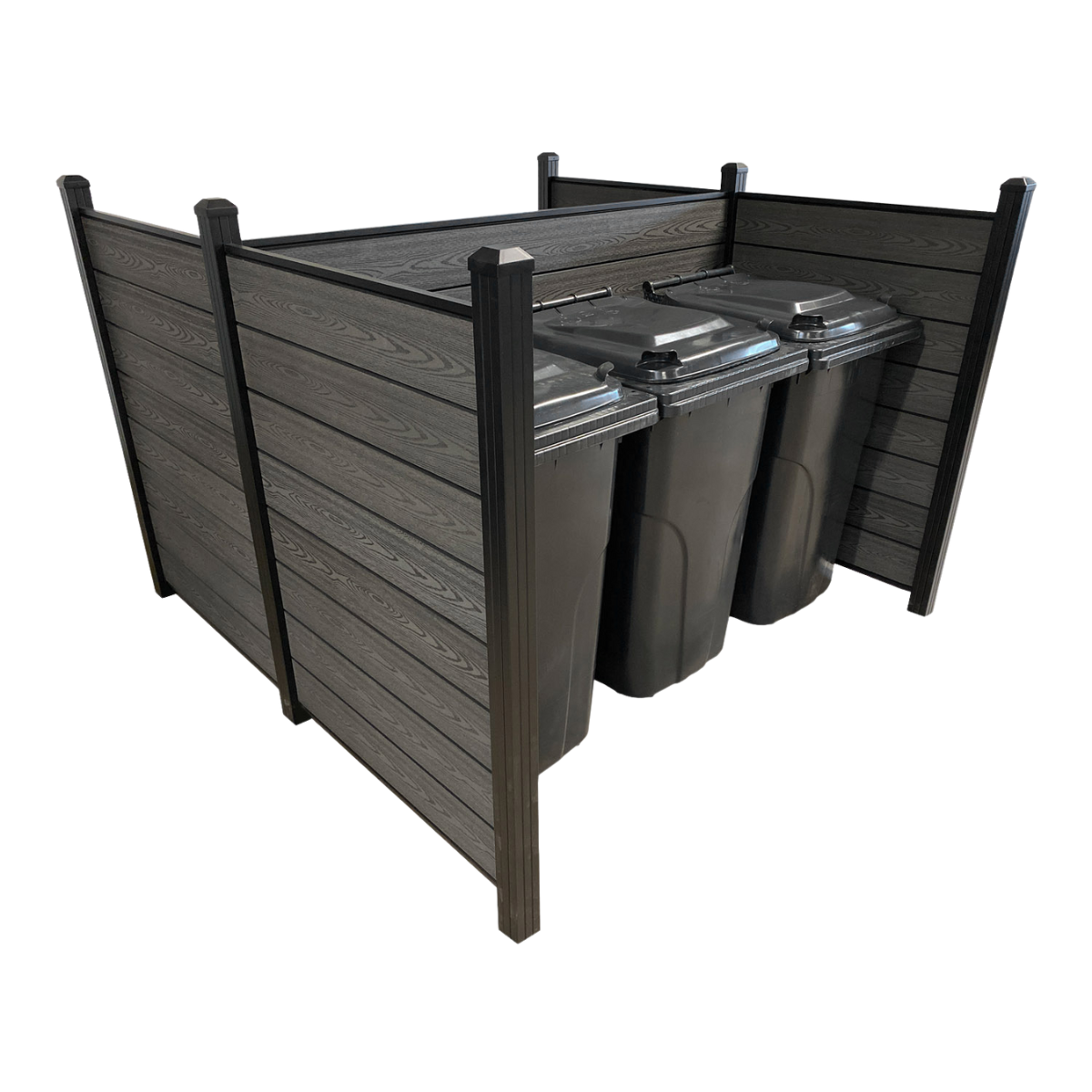 Skraldespandsskjuler sort