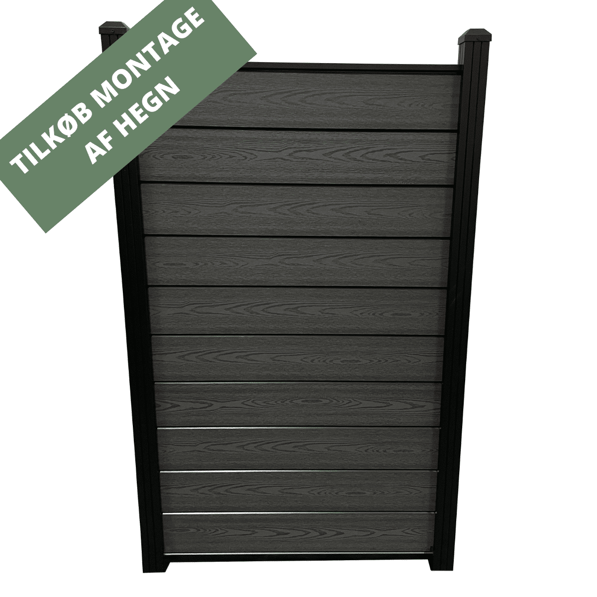 komposithegn 90 cm sort