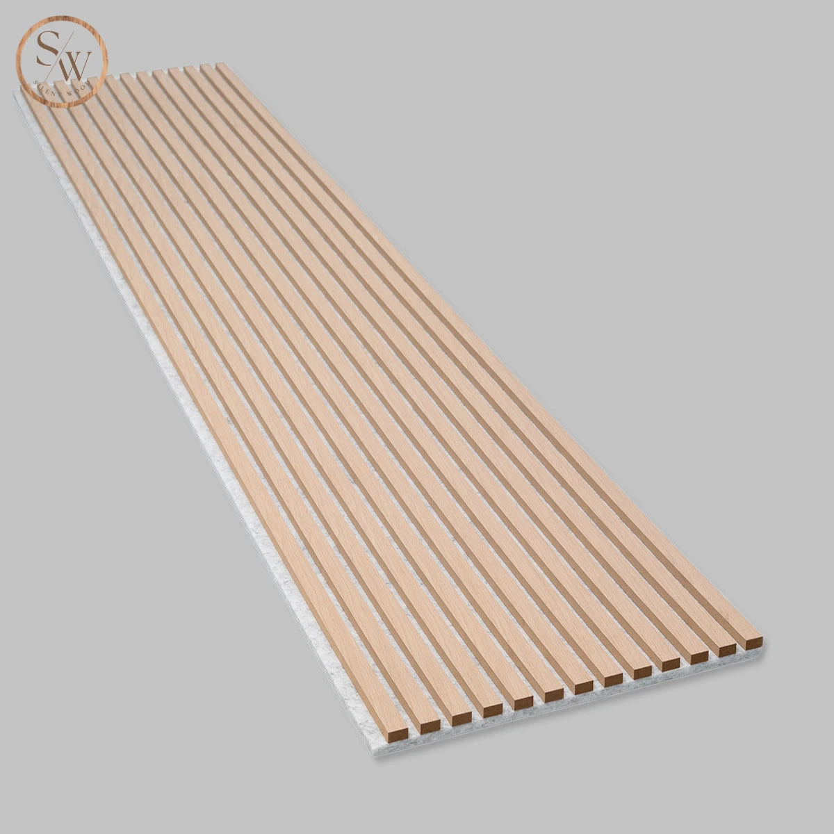 Standard - Akustikpanel - Grå filt - Light oak