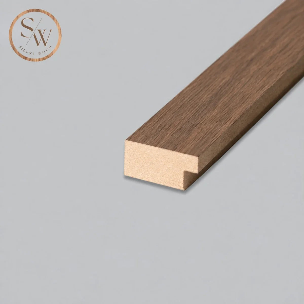 Classic - Afslutningsliste til akustikpanel - Walnut
