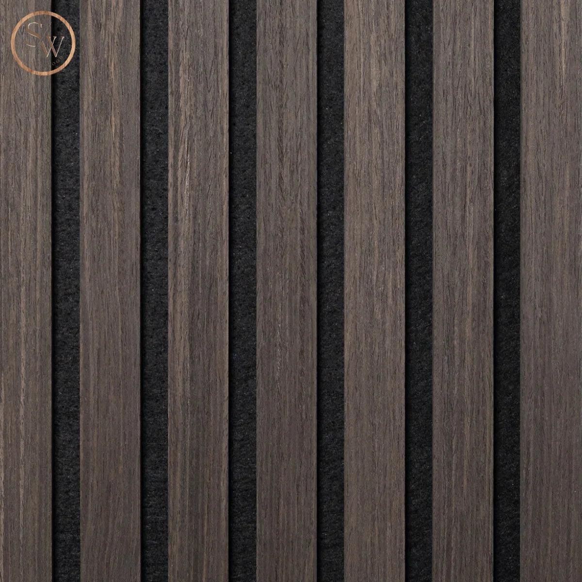 Premium - Akustikpanel - 60x60 cm 4 stk. - Smoked Oak