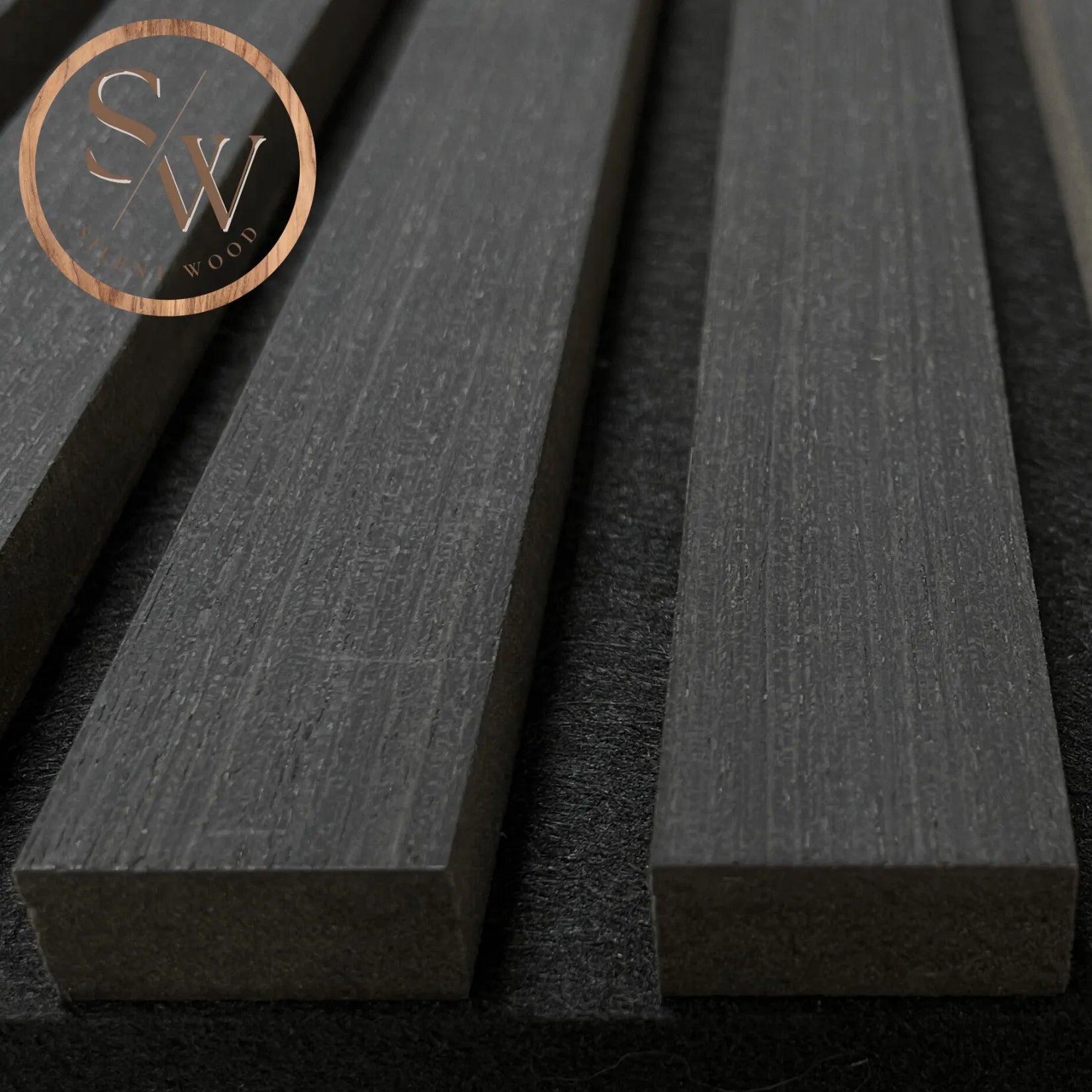 Premium - Akustikpanel - 60x60 cm 4 stk. - Black Oak