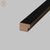 Standard - Afslutningsliste til akustikpanel - Black Oak