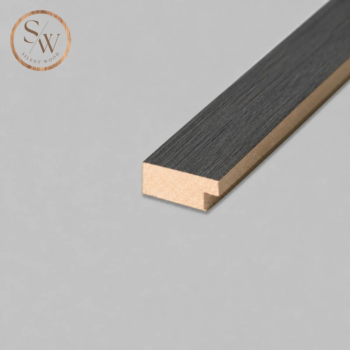 Classic - Afslutningsliste til akustikpanel - Black Oak