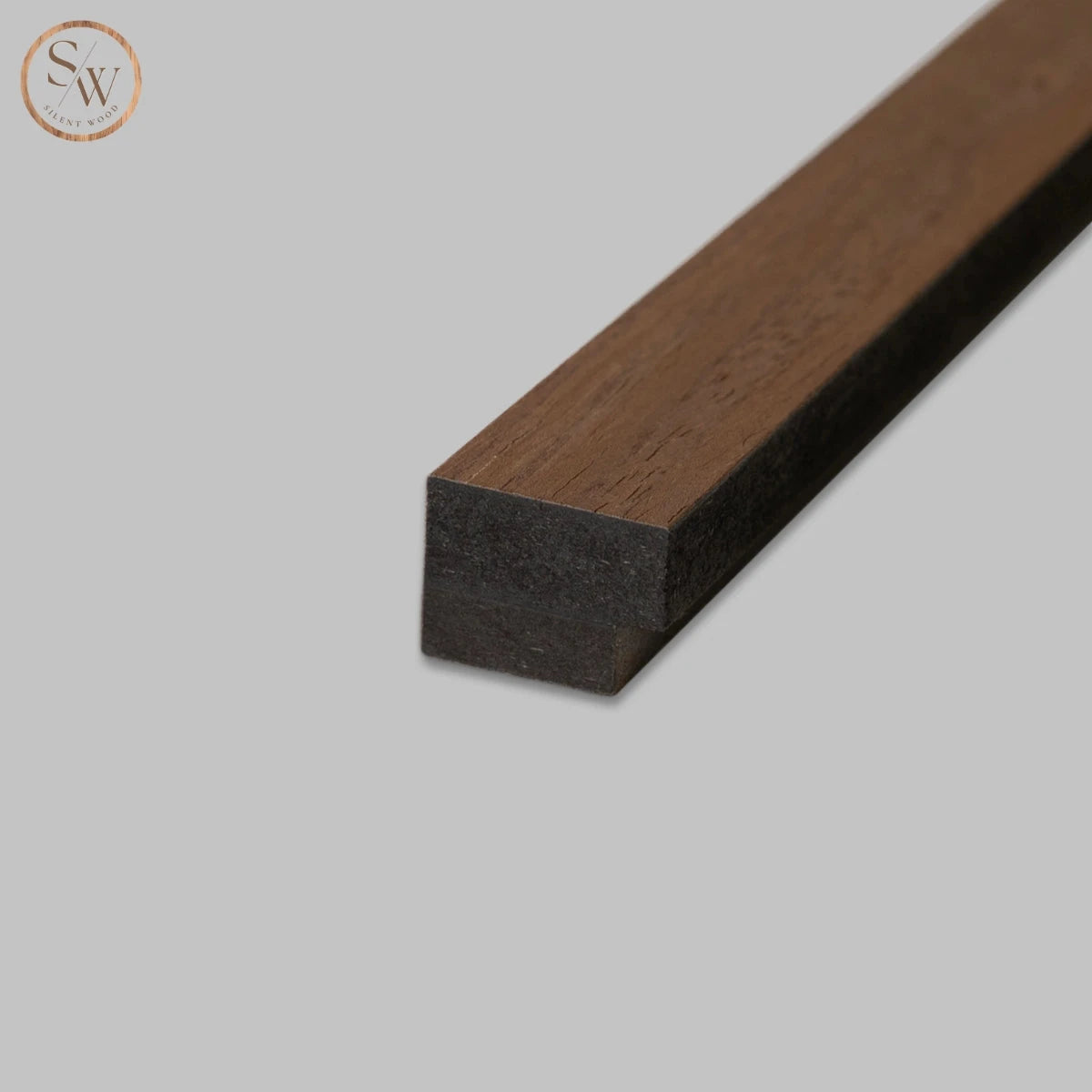 Premium - Afslutningsliste til akustikpanel - Walnut